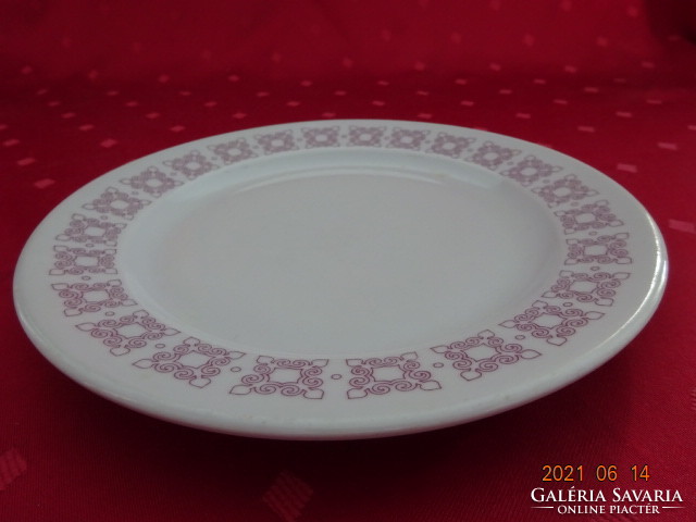 Lowland porcelain, purple patterned small plate, diameter 19.5 cm. He has!