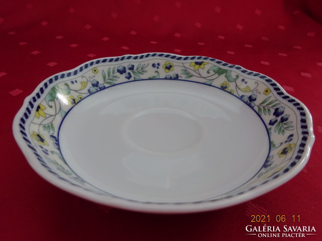Tcm quality German porcelain teacup coaster, diameter 13.5 cm. He has!