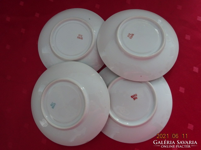 German porcelain - numbered -, teacup coaster, diameter 14.5 cm. He has!