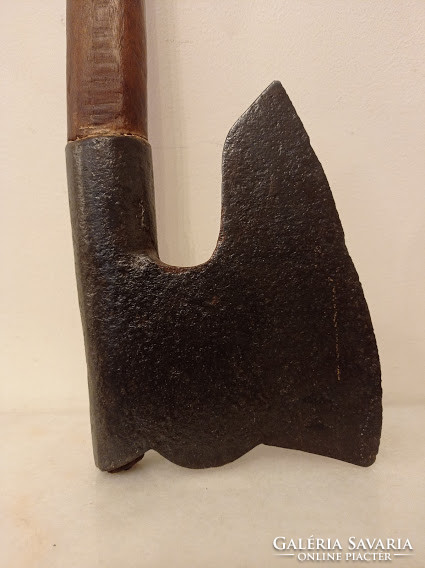 Antik 18.századi kovácsoltvas kovácsolt vas bárd 1700 as évek 4284