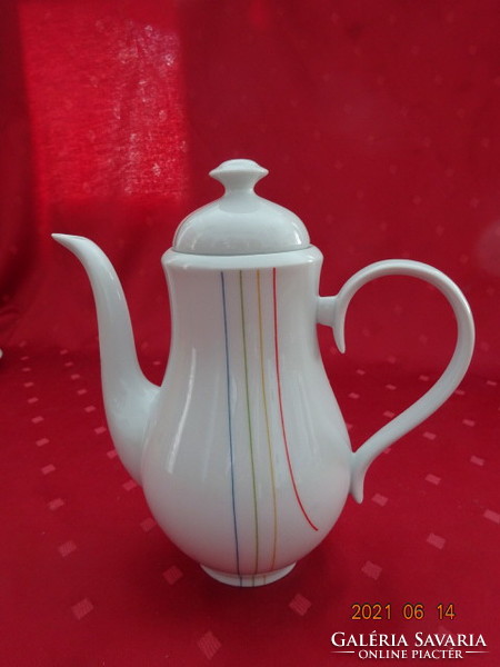Alföldi porcelán kávékiöntő - ritka mintás, magassága 19 cm. Vanneki!