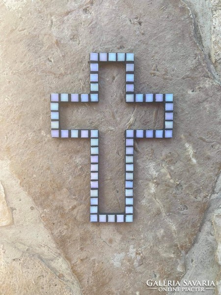 Glass mosaics modern wall cross cross wall picture crucifix