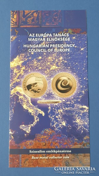 2021. évi Az Európa Tanács magyar elnöksége színesfém emlékérme PP UNC