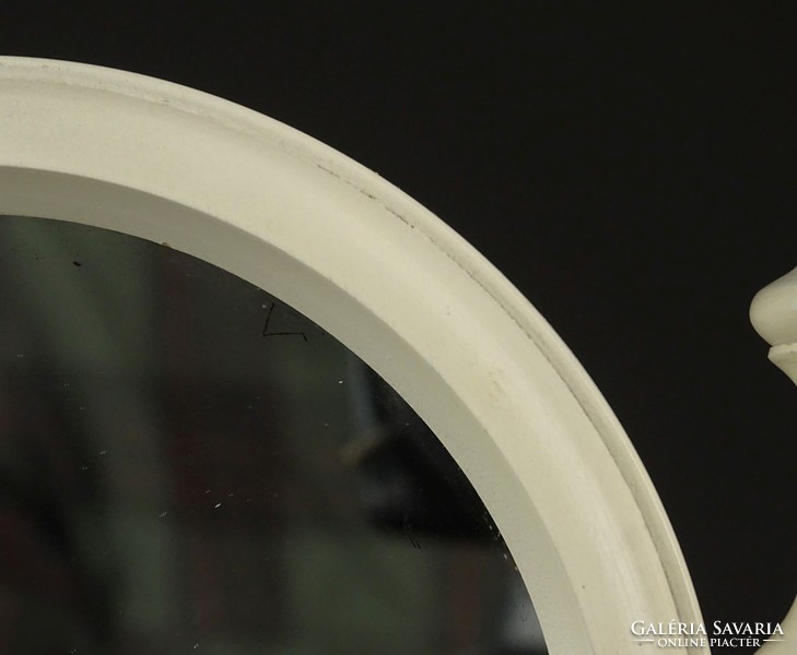 1E983 Fehér színű billenős borotválkozó tükör pipere tükör