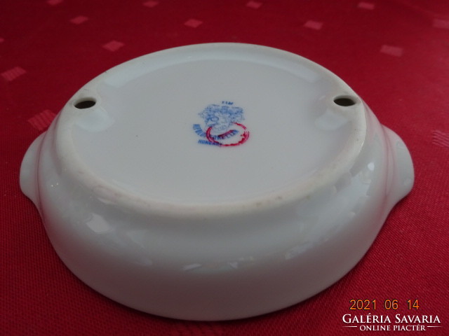 Lowland porcelain, round ashtray, diameter 9 cm. He has!