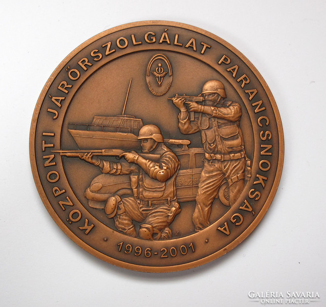 Central Patrol Command 1996-2001 plaque.