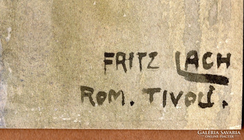 Fritz Lach (1868-1933): Tivoli.