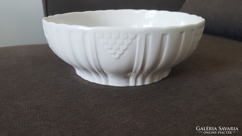 Old Zolnay porcelain, large patty bowl, marked