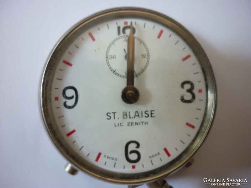 Zenith st. Blaise telephone timer clock, 1960s