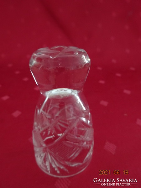 Crystal glass liqueur glass, height 7.5 cm. He has!