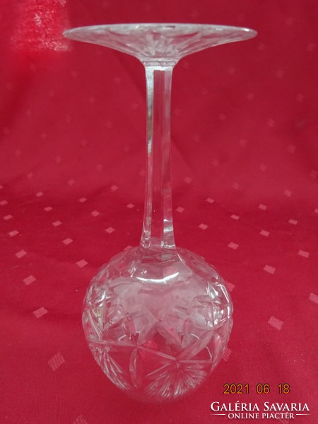 Talpas kristályüveg pohár. Edinburgh Crystal,  mag. 17 cm, átm. 6 cm. 4 db egyben eladó. Vanneki!