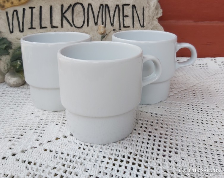 Alföld porcelain white mug mugs collectors nostalgia piece