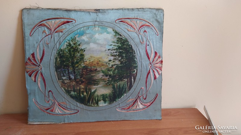 (K) antique landscape painting