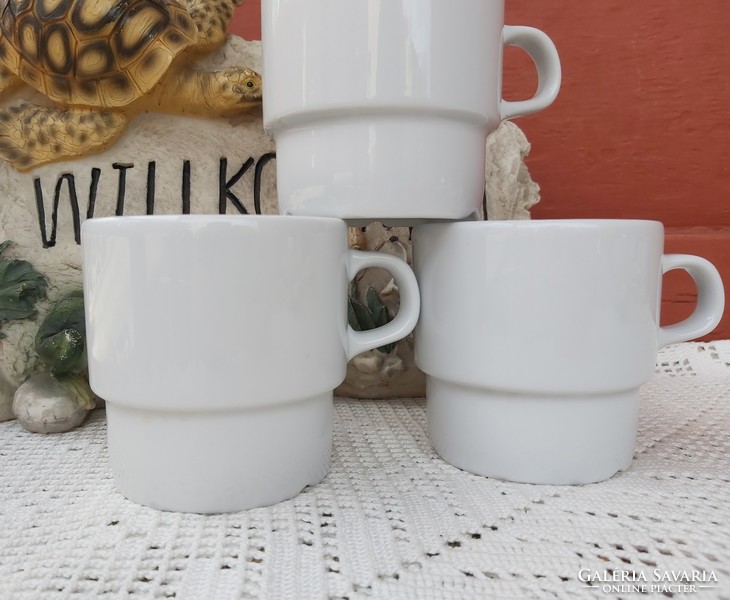 Alföld porcelain white mug mugs collectors nostalgia piece
