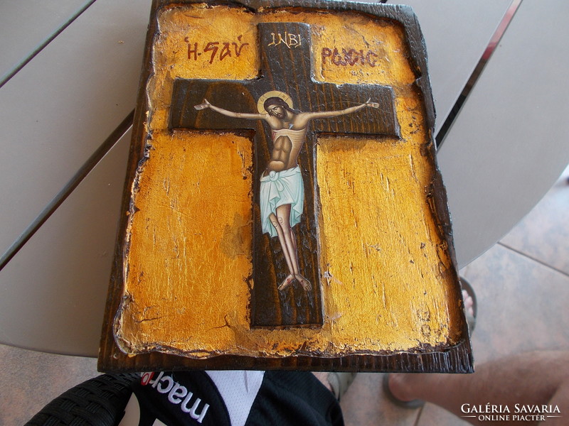 Orosz ikona,faból,18x14cm,...handcrafted!