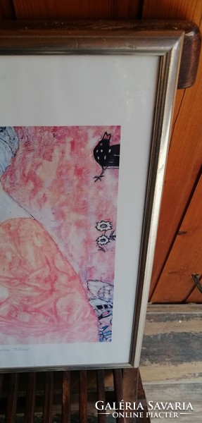 Gustav Klimt nyomat keretben. Alkudható!