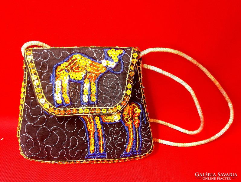 Dubai camel pattern bag, embroidered shoulder bag, handbag