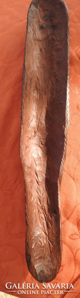 Jelzett- szignózott  fa maszk 44 cm * 7,5 cm