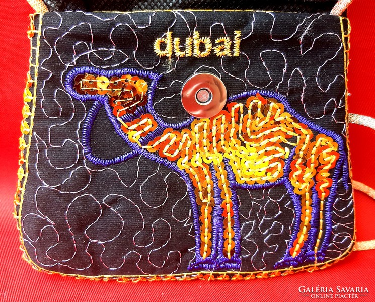 Dubai camel pattern bag, embroidered shoulder bag, handbag