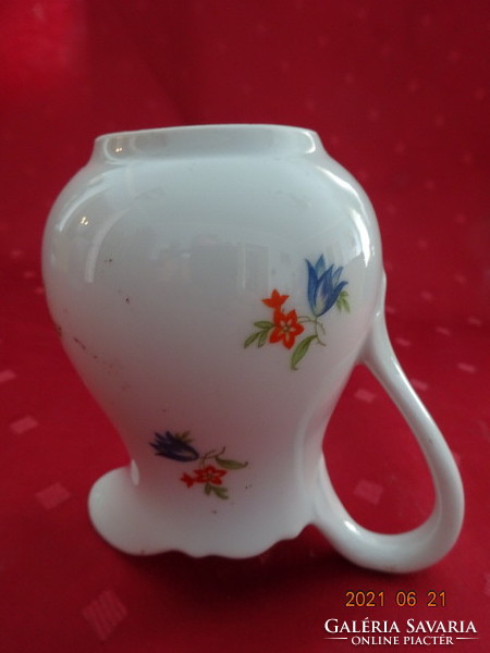 Zsolnay porcelain milk spout with thermal water inscription and image. He has!