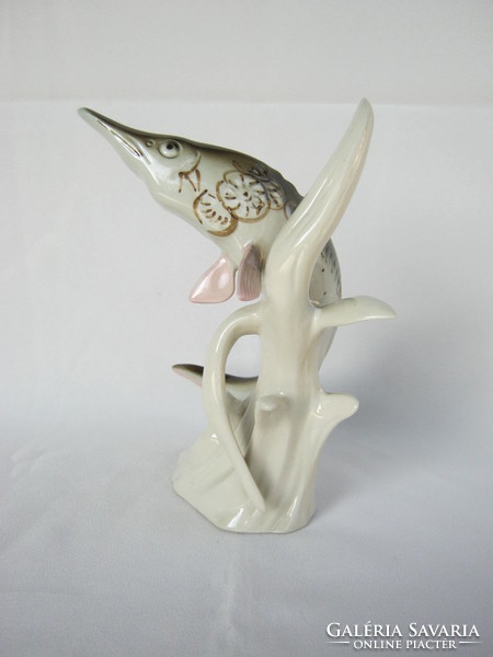 Royal dux porcelain fish pike
