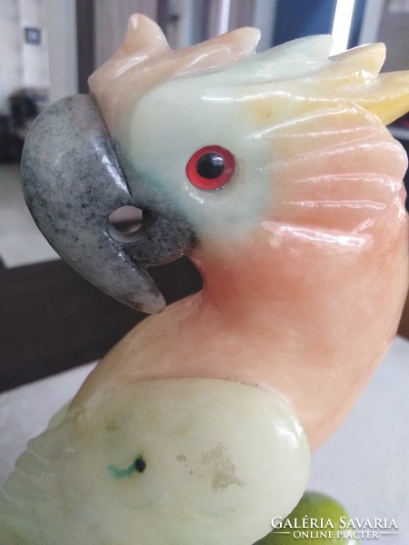 Alabaster - crystalline plaster parrot