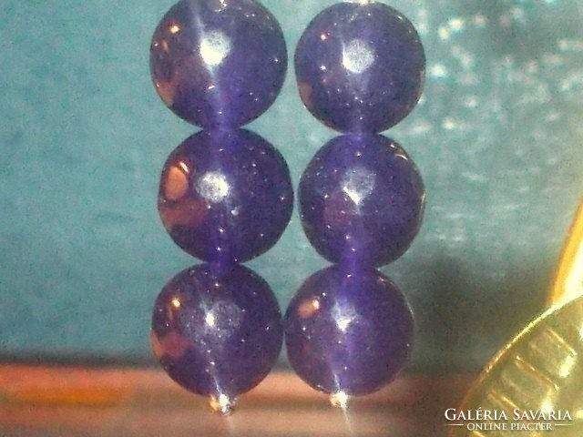 Lapisz Lazuli Gyöngy Fülbevaló