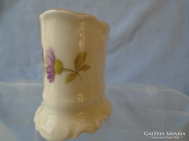 Domború mintás királyi porcelán cigi tartó vagy kis ibolya váza