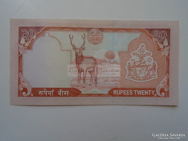 AV831  Régi bankjegy NEPÁL  20 rúpia  2004?  UNC