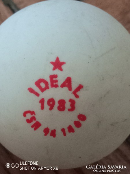 IDEAL 1983 három darab csehszlovák pingpong labda