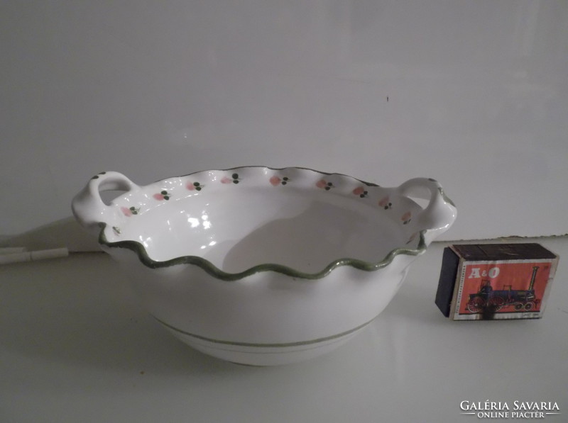 Bowl - marked - can be hung on the wall - duck - ceramic - German - 15 x 8 cm - flawless