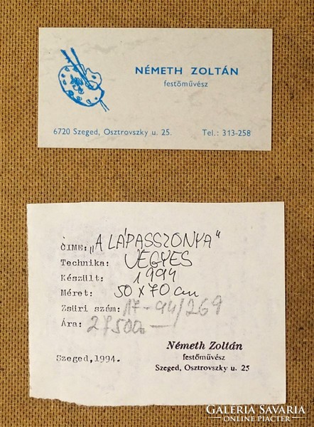 1F138 Németh Zoltán : "A láp asszonya" 1994