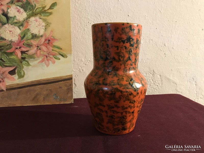 Tófej váza -Mid-Century Hungarian Tófej vase T-16