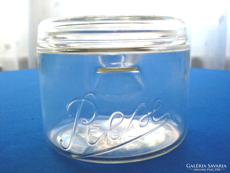 REX eredeti fedeles üveg tároló (cca 1950)