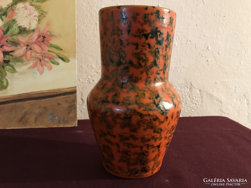 Tófej váza -Mid-Century Hungarian Tófej vase T-16