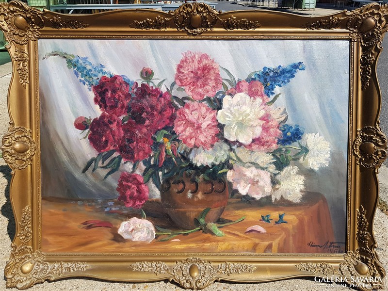 Still life with István Klímó / peony