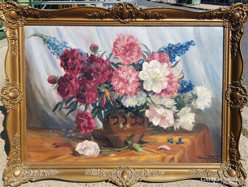 Still life with István Klímó / peony