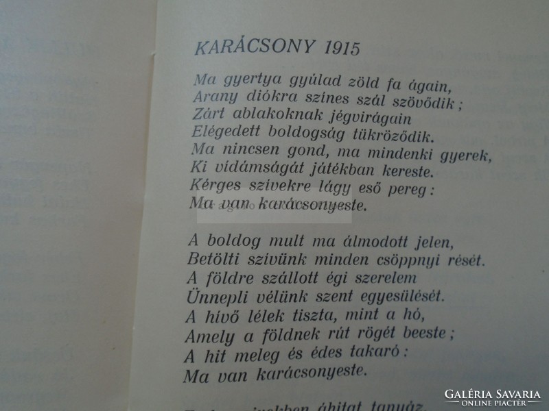 G2021.149 Jászay- Horváth Elemér - Tábortüzek 1914-16  versekötet  I.v.h.  háború KNER Izidor Gyoma