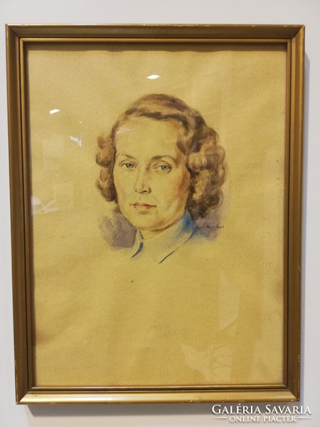 BAJOR ÁGOST  Női portré 1951.  HETI akció5