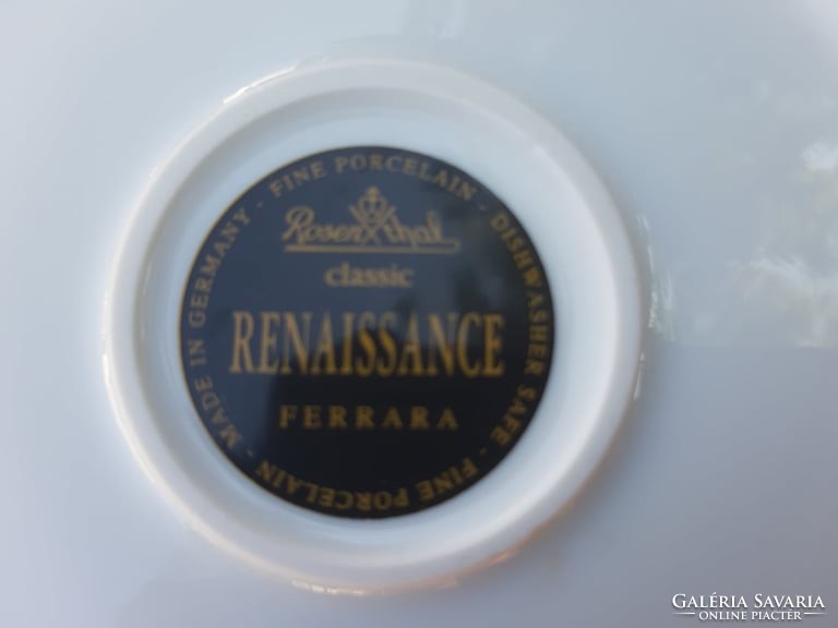 Renaissance rosenthal ferrara porcelán 17 db-os étkészlet.