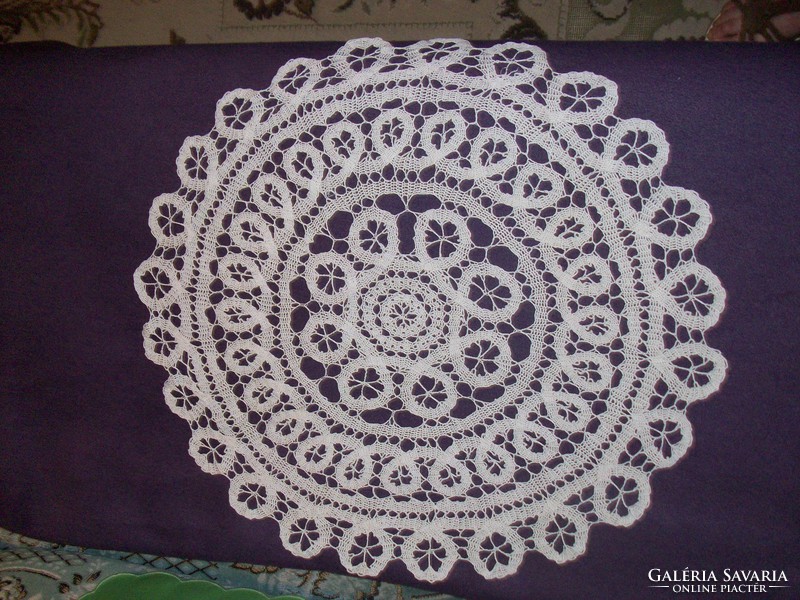 Old crocheted tablecloth needlework