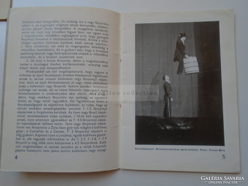 G2021.154 Hevesy Iván - Az éjjeli felvétel -1940k dupla szám 11-12 -  FOTÓ FILM szakkönyv, folyóirat