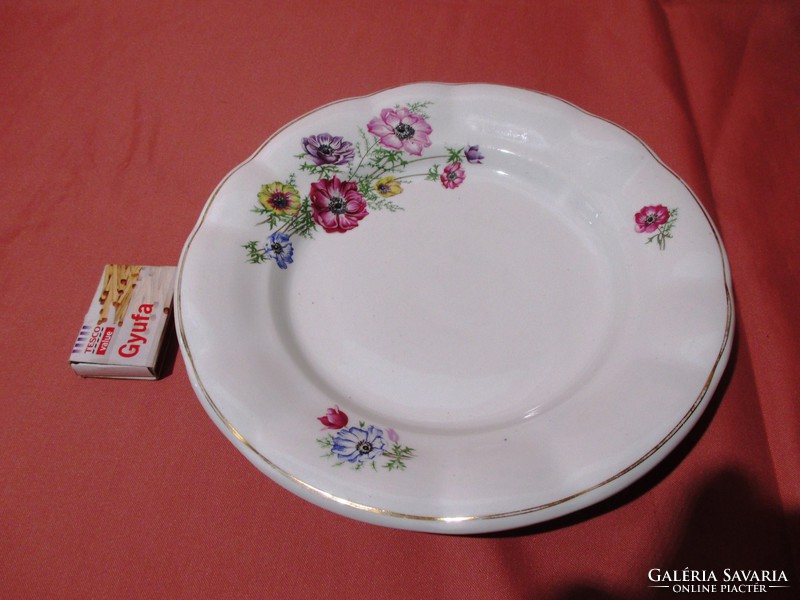 Gyönyörű, régi lapos tányér