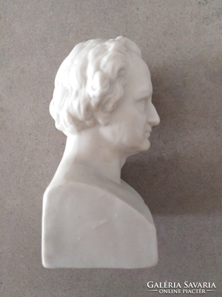 Alabástrom mellszobor - Goethe