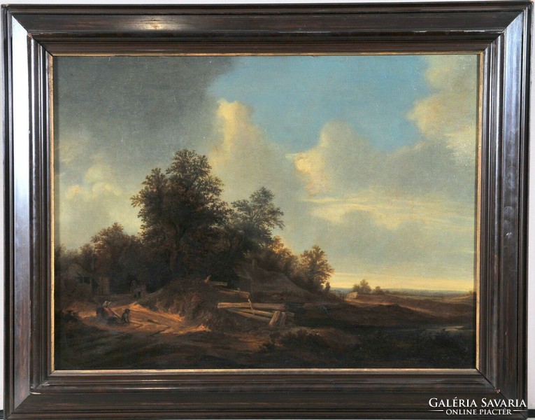 Landscape attributed to Raphael govertsz camphuysen (1597-1657).