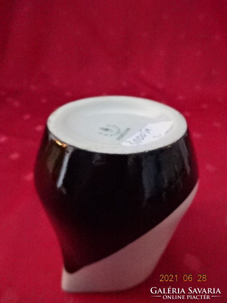 Hollóház porcelain milk spout, black / white, height 8.5 cm. He has!