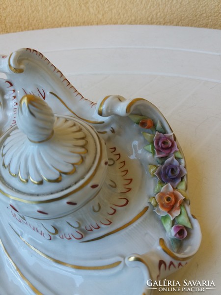 Porcelain - pmp schierholz plaue - shell - shaped table centerpiece