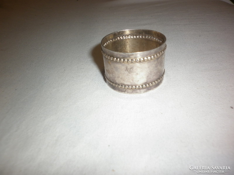 Antik kis ezüstözött szalvétagyűrű