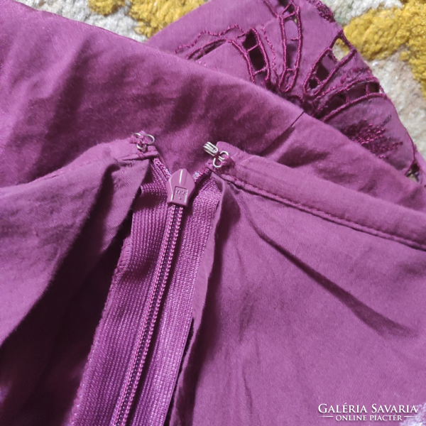 Wrap cotton silk (silk) skirt