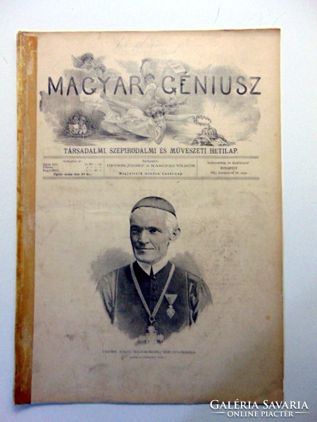 1892  /  MAGYAR GÉNIUSZ  /  Régi ÚJSÁGOK KÉPREGÉNYEK MAGAZINOK Ssz.:  18050